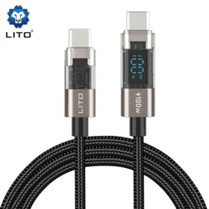 LITO 100W LED Göstergeli Type C-Type C Hızlı Şarj-LD09