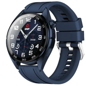 GNP G-WATCH Mavi Akıllı Saat | AMOLED Ekran, GPS, IP68 Suya Dayanıklı