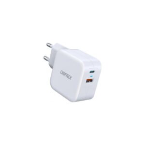 Choetech PD 20W USB-C + USB 18W Hızlı Güç Adaptörü - Apple iPhone Hızlı Şarj Uyumlu - PD5002 - Beyaz