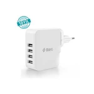Ttec Quattro 4 USB li Seyahat Şarj Aleti